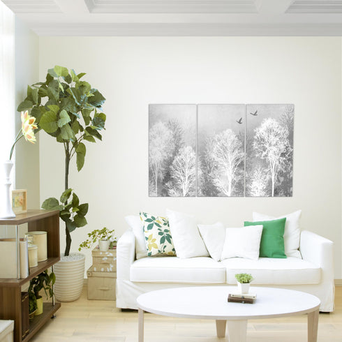 Wandbilder Wohnzimmer XXL Wald Moderne Bilder Abstrakt